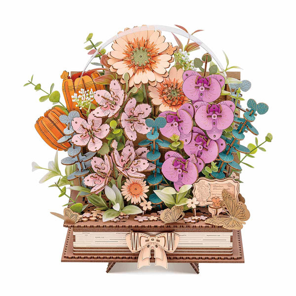 Anthology: Wooden Flower Book Bouquet Kit, photo 2 of 8