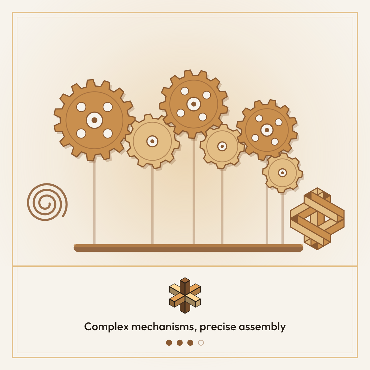 Advanced wooden model kits — complex mechanisms and precise assembly