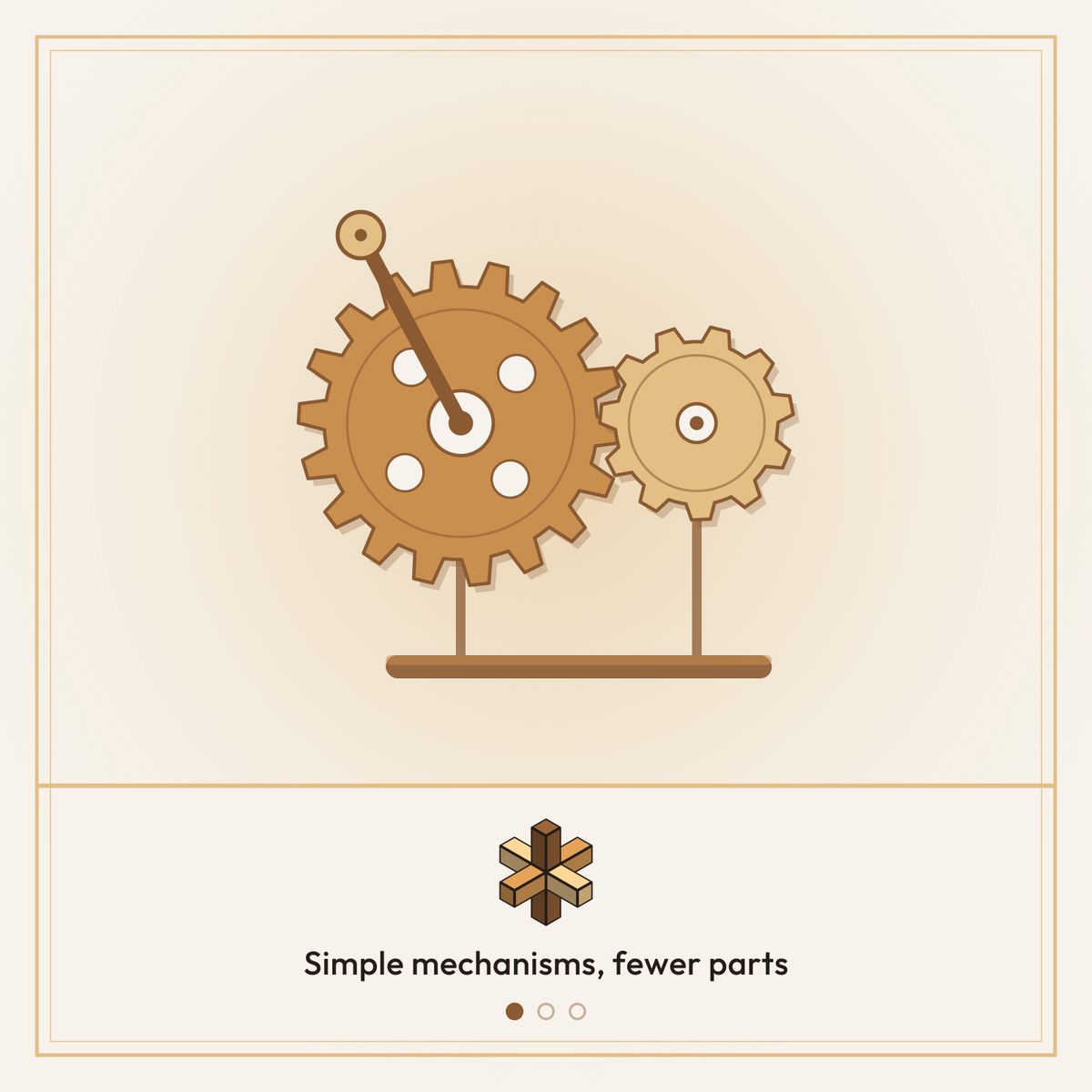 Beginner wooden model kits — simple mechanisms and fewer parts