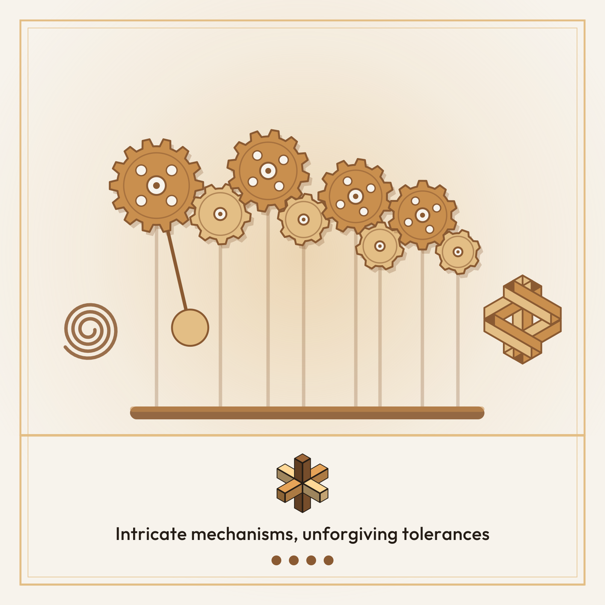 Expert wooden model kits — intricate mechanisms and unforgiving tolerances
