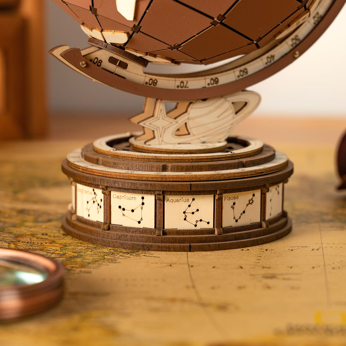 Orloj: Wooden Globe and Astronomical Clock Kit, photo 4 of 7