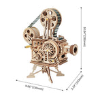 The Flicker: Hand-Cranked Wooden Projector Kit, photo 6 of 8