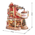 The Wonder Works: Wooden Music Box Kit, 449 Pieces