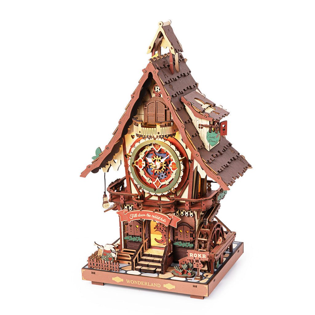 On the Hour: Wooden Cuckoo Clock Kit with LED, photo 7 of 8