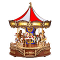 Gallopers: Wooden Carousel Music Box Kit, 265 Pieces