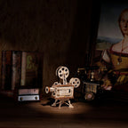 The Flicker: Hand-Cranked Wooden Projector Kit, photo 4 of 8