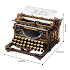 Close-up of the typebars rising toward the platen