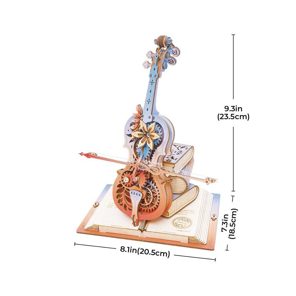The Soloist: Wooden Cello Music Box Kit — photo 11 of 14