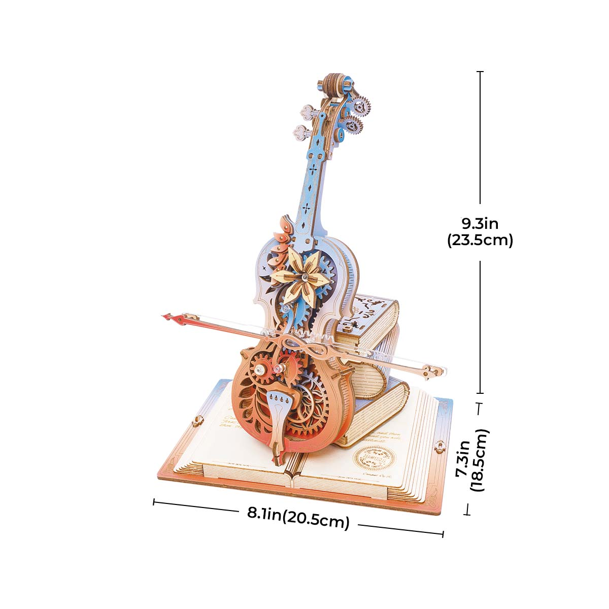 The Soloist: Wooden Cello Music Box Kit — photo 11 of 14