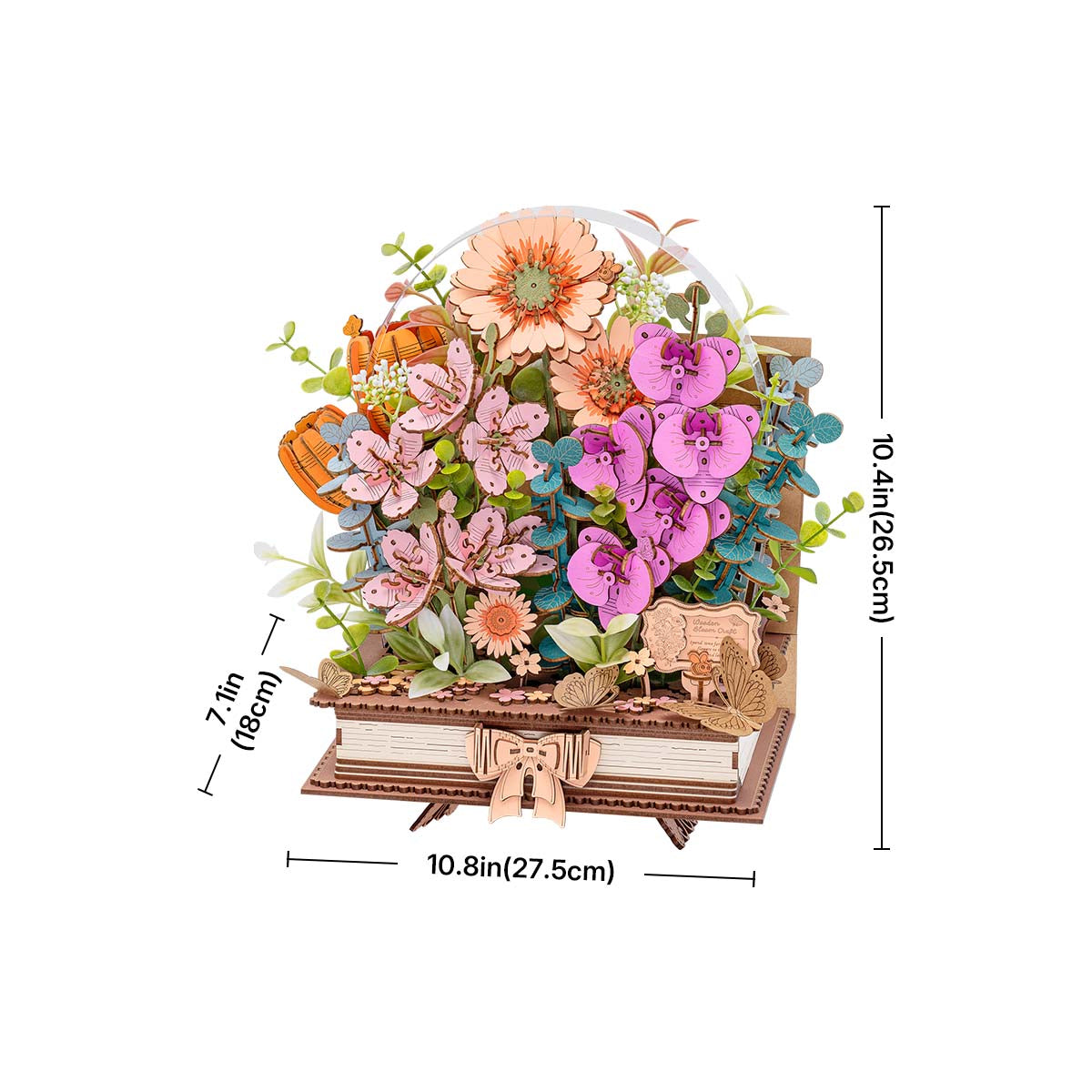 Anthology: Wooden Flower Book Bouquet Kit, photo 7 of 8