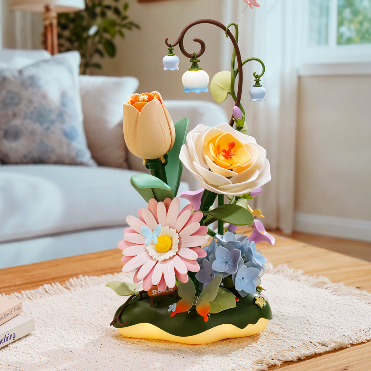 Morning Glory: Moving Garden Lamp Kit, assembled, 206-piece kit