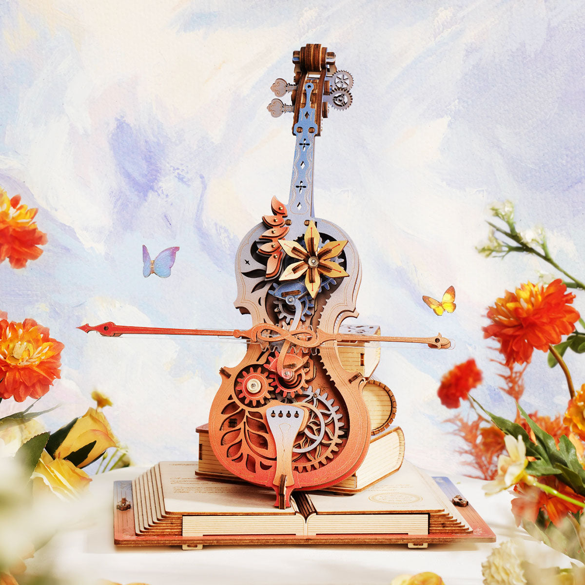 The Soloist: Wooden Cello Music Box Kit — photo 4 of 14