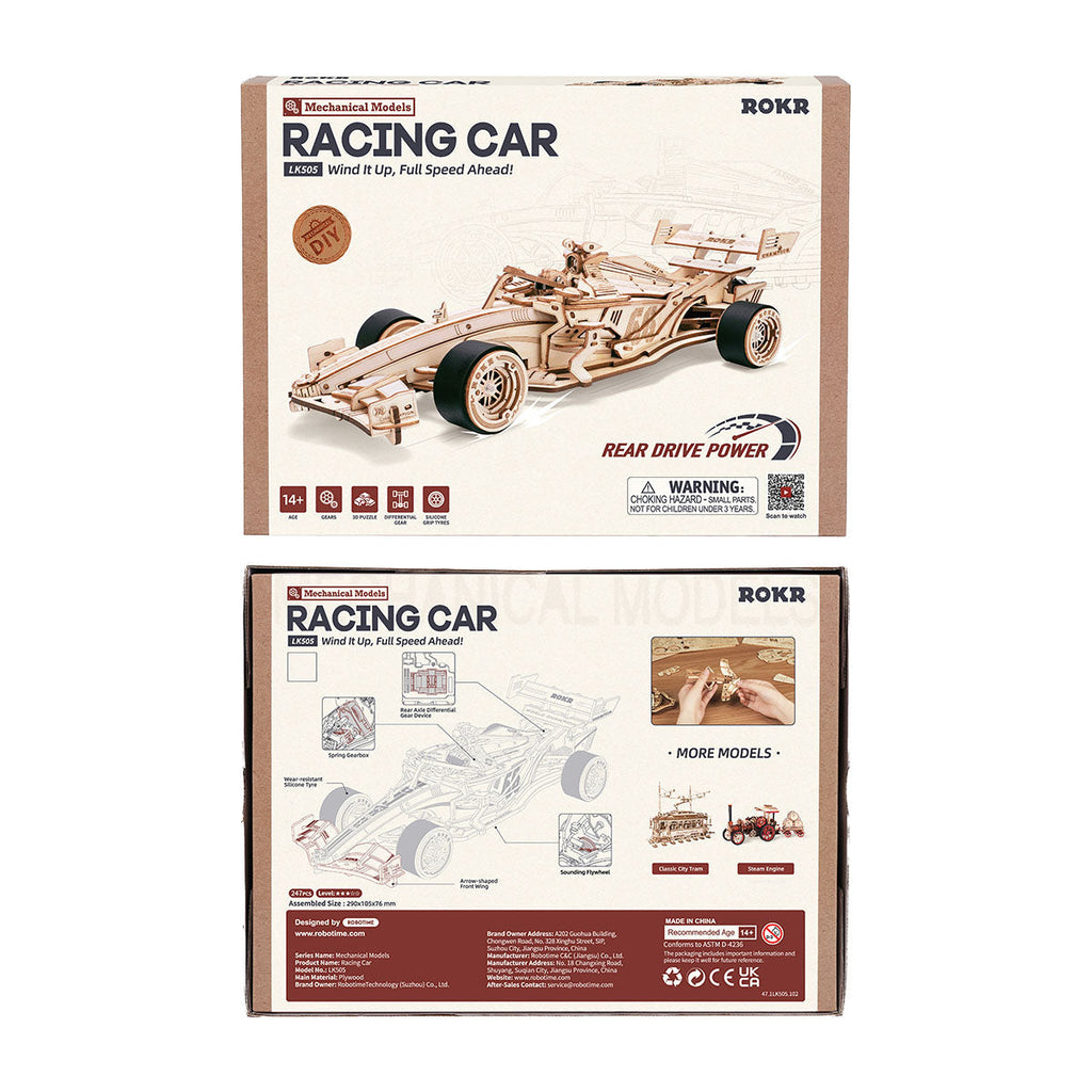The Flying Lap: Wind-Up Racing Car Kit, photo 5 of 6