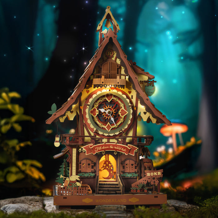 On the Hour: Wooden Cuckoo Clock Kit with LED, photo 3 of 8