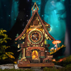 On the Hour: Wooden Cuckoo Clock Kit with LED, photo 3 of 8