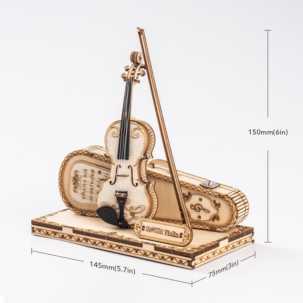 Nocturne: Wooden Violin Model Kit, photo 6 of 7