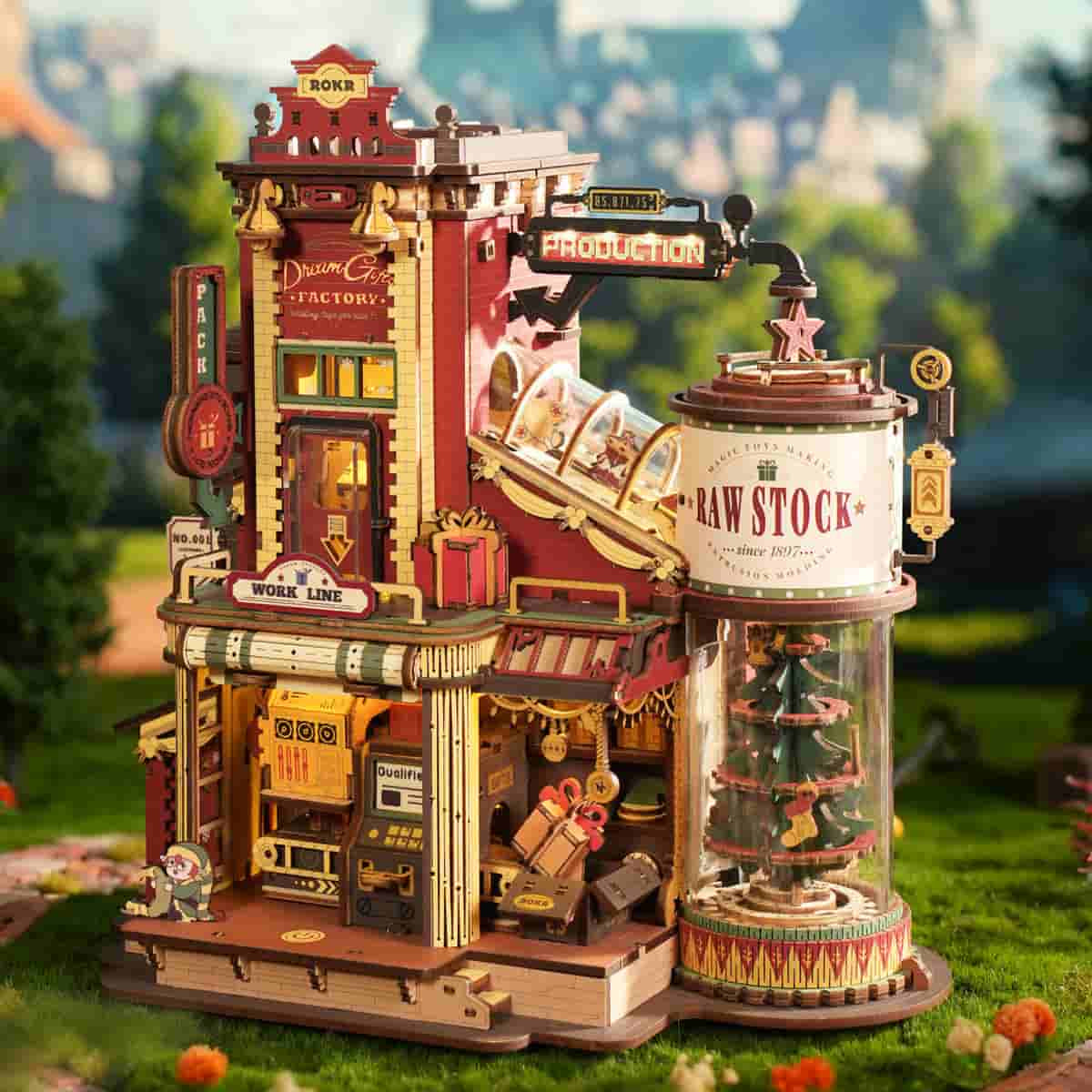 The Wonder Works: Wooden Music Box Kit, 449 Pieces