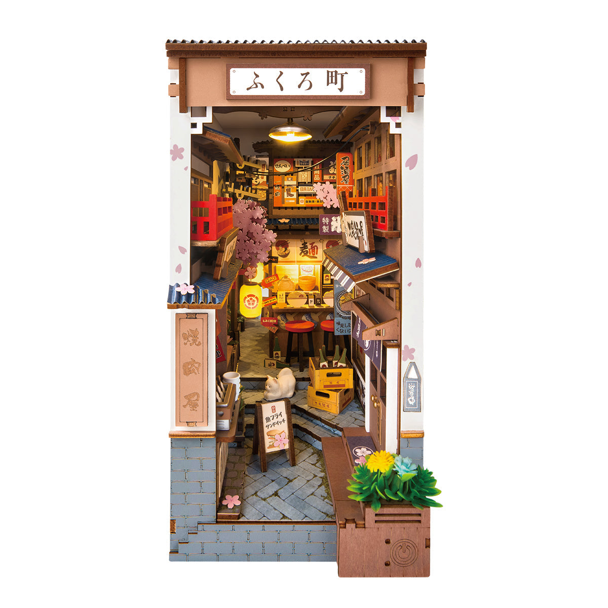 Yokocho: Japanese Alley Book Nook Kit with LED, photo 4 of 9