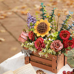 The Everbloom: Wooden Flower Bouquet Kit You Arrange, photo 3 of 8