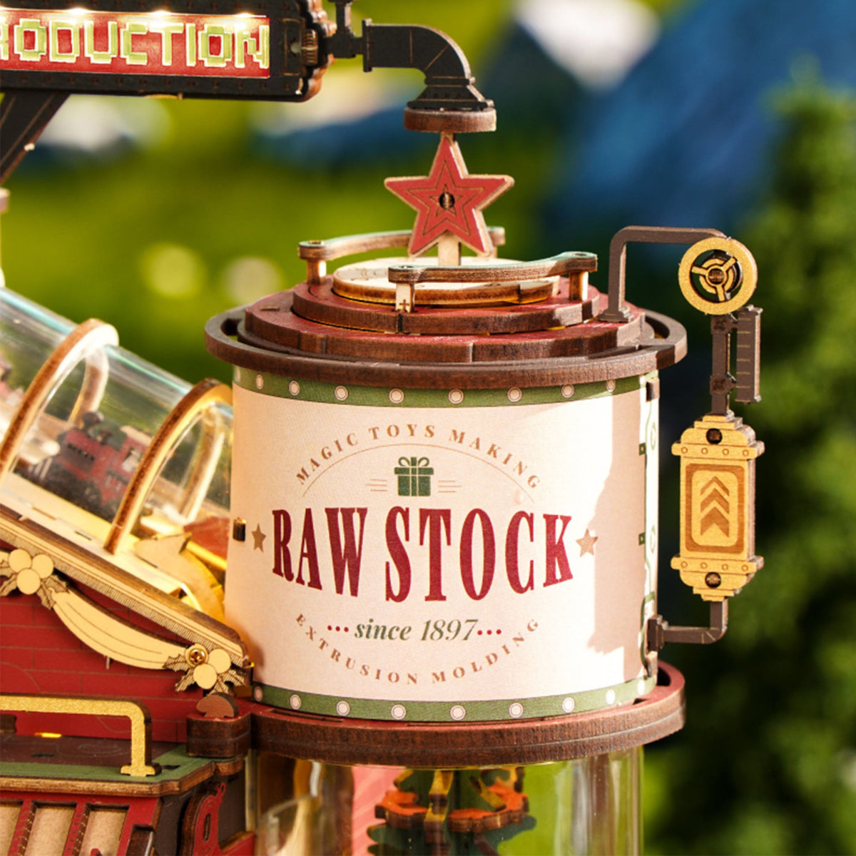 The Wonder Works: Wooden Music Box Kit, 449 Pieces