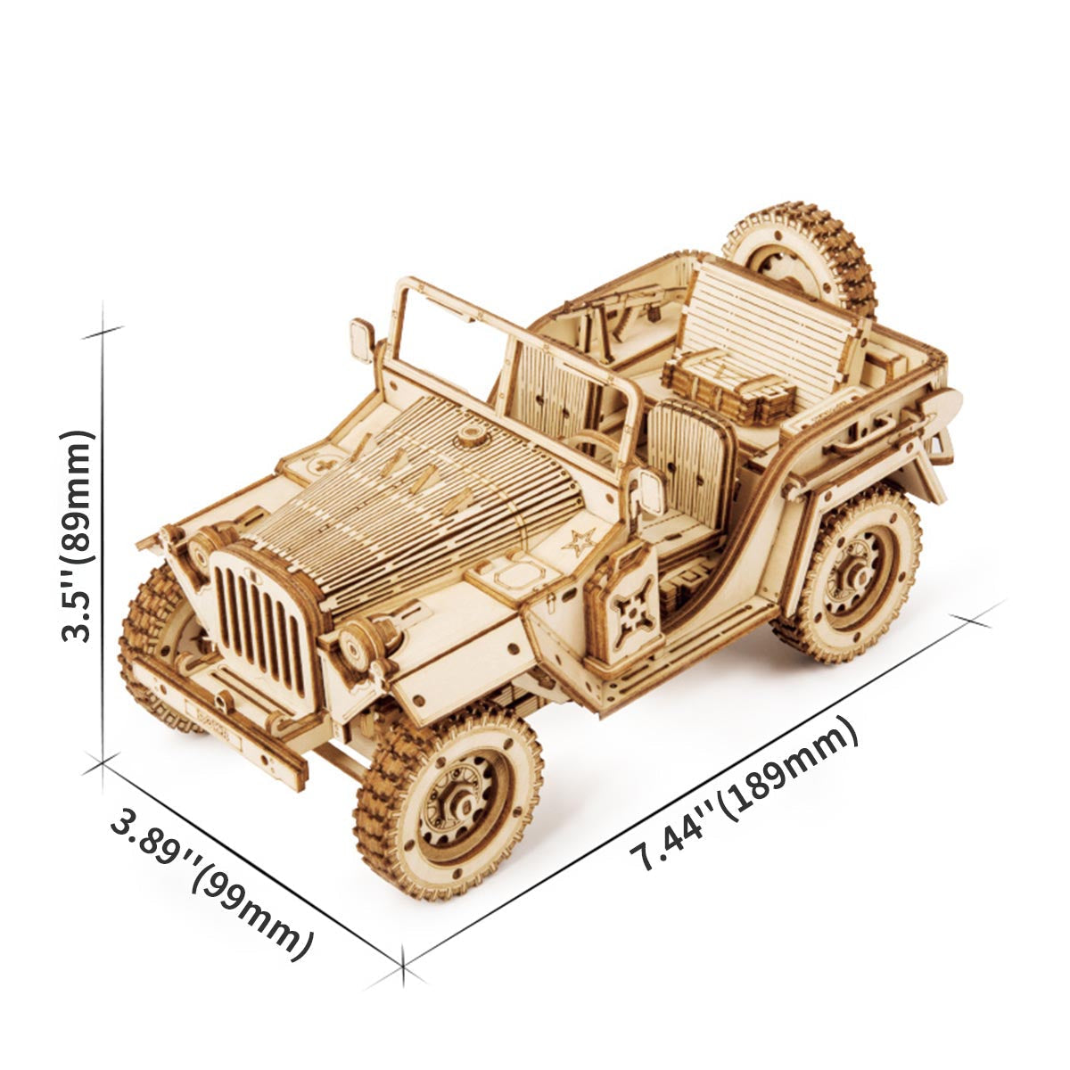 Quarter-Ton: 1:18 Wartime Utility Vehicle Kit, photo 6 of 7