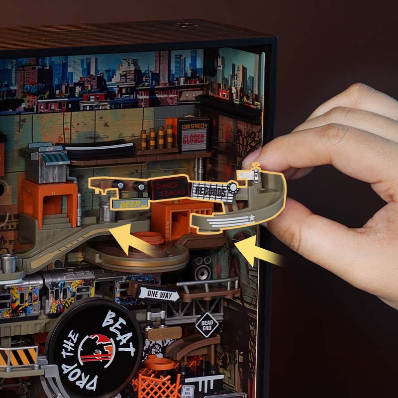 Block Party: Hip-Hop Marble Run Kit with LED, photo 5 of 13