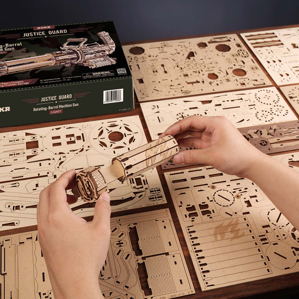 The Rotary: Wooden Rubber Band Model Kit, photo 6 of 7