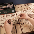 The Rotary: Wooden Rubber Band Model Kit, photo 6 of 7