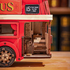 The Hop-On: London Bus Wooden Model Kit, photo 4 of 7