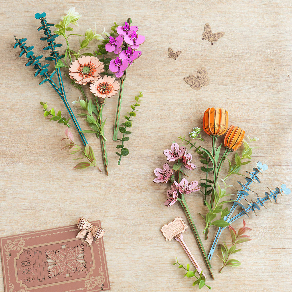 Anthology: Wooden Flower Book Bouquet Kit, photo 6 of 8