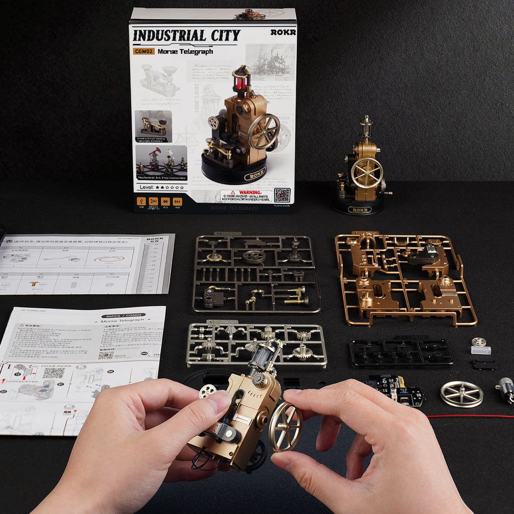 The Key: Morse Telegraph Model Kit with LED, photo 3 of 11