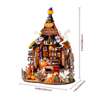 The Sugar Haunt haunted candy house kit, detail view
