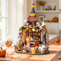 The Sugar Haunt miniature haunted candy house, fully assembled
