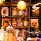 Close-up of the haunted miniature details