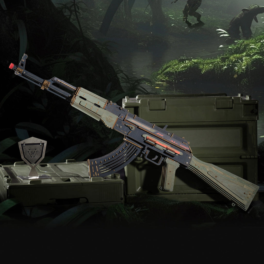 The Sickle, assembled: 315-piece kit