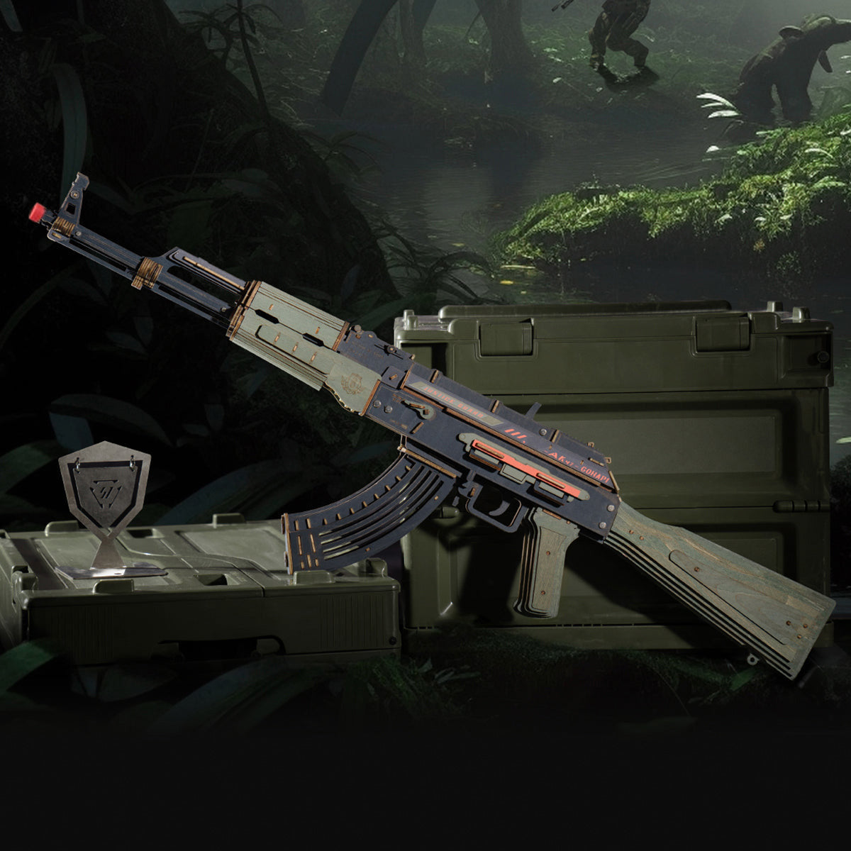 The Sickle, assembled: 315-piece kit