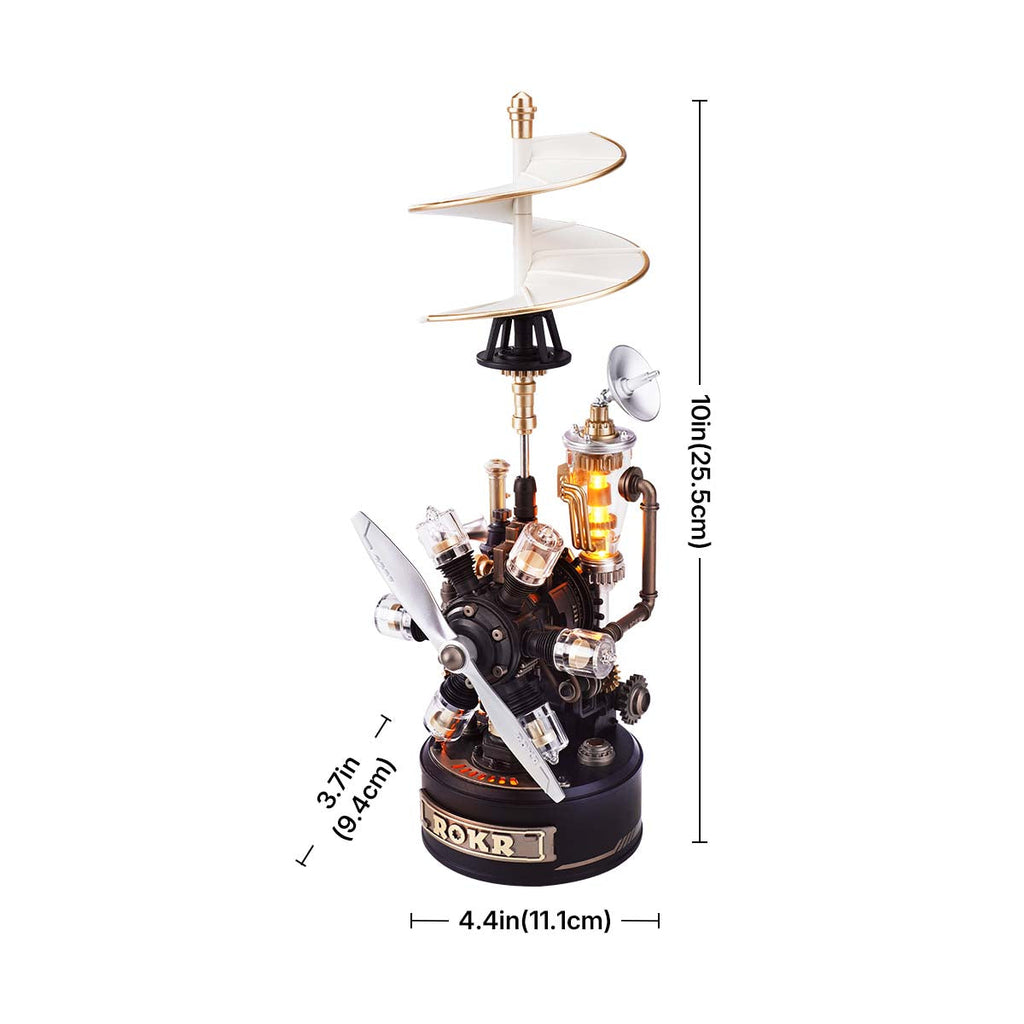 The Aerial Screw: Steampunk Helicopter Model Kit, photo 2 of 13