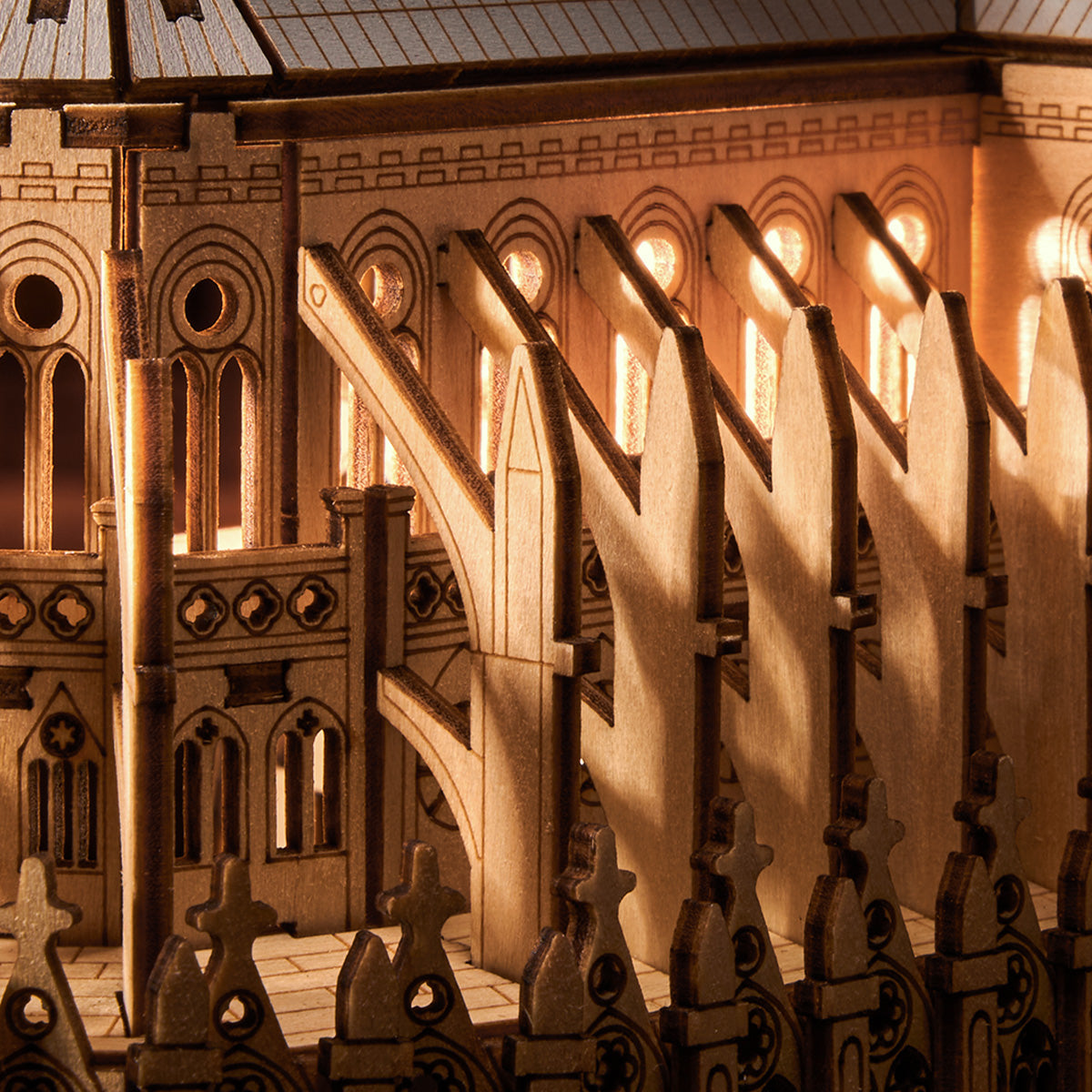 The Long Work: Notre-Dame Wooden Model Kit, photo 5 of 9