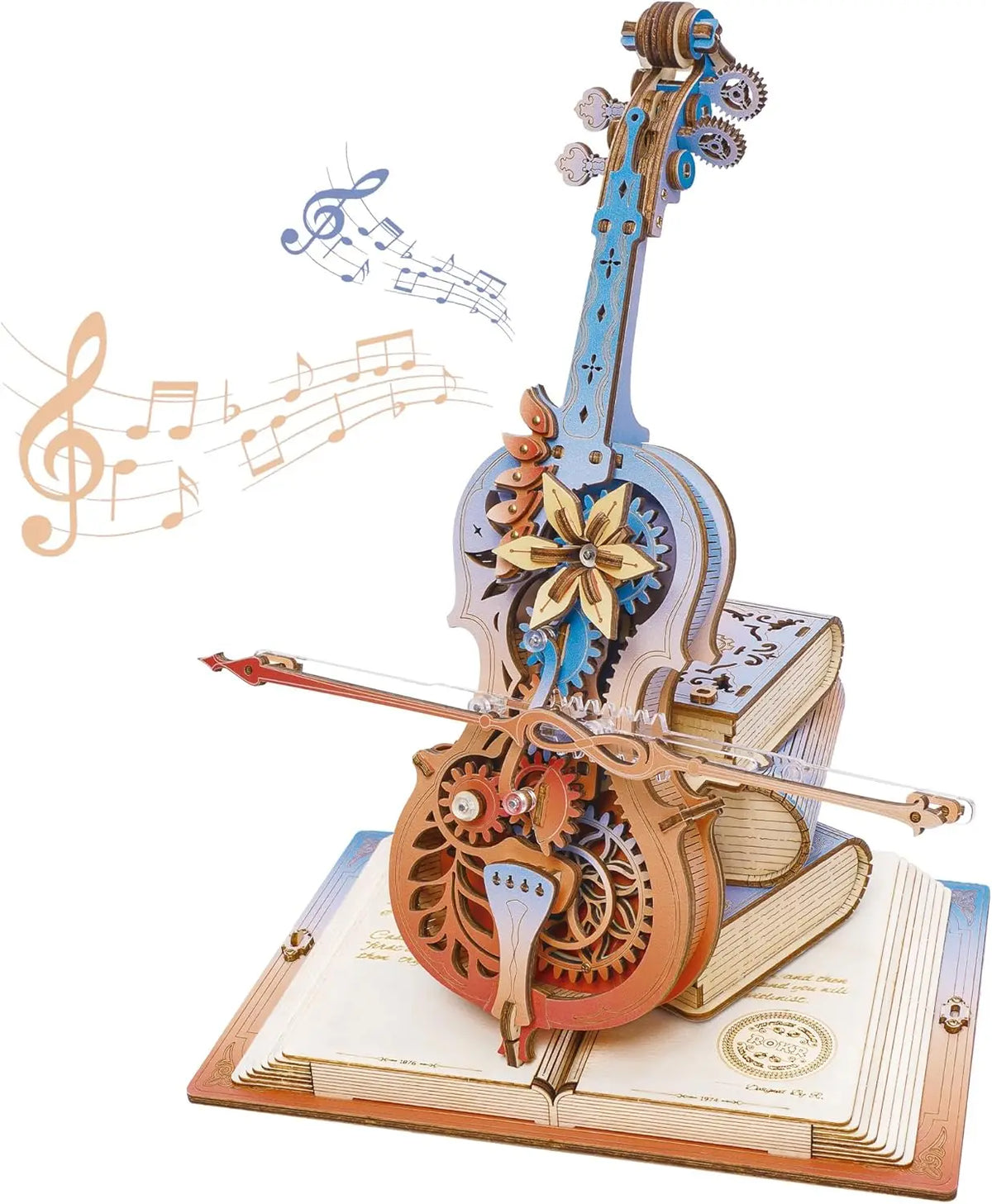 The Soloist: Wooden Cello Music Box Kit — photo 13 of 14