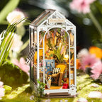 Wisteria: Garden House Book Nook Kit with LED, photo 3 of 11