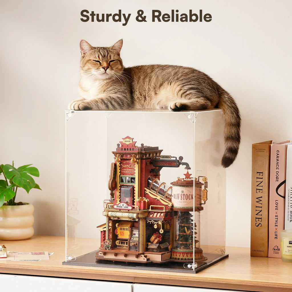 Display Case for Model Kits: 10.7 × 8.4 × 12 in Interior, photo 11 of 13