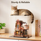 Display Case for Model Kits: 10.7 × 8.4 × 12 in Interior, photo 11 of 13