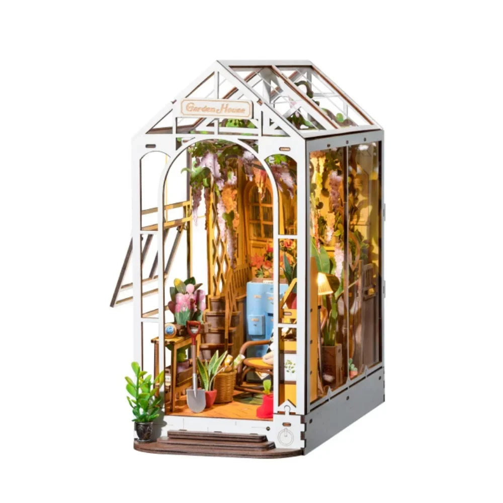 Wisteria: Garden House Book Nook Kit with LED, photo 11 of 11