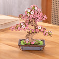 Two Weeks: Sakura Bonsai Wooden Model Kit, assembled: 263-piece kit