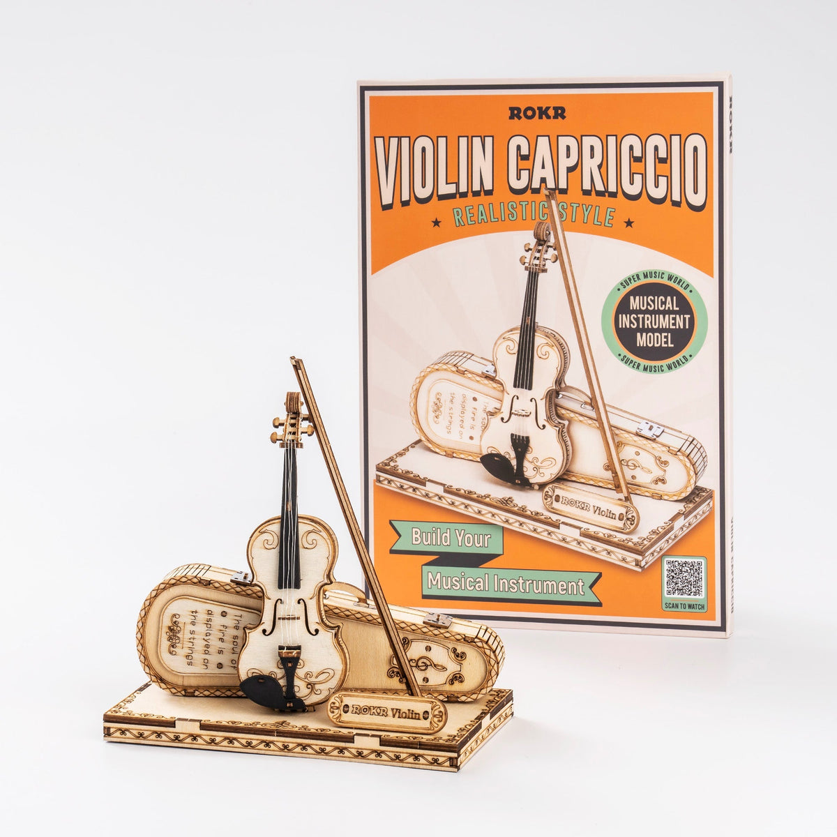 Nocturne: Wooden Violin Model Kit, photo 7 of 7
