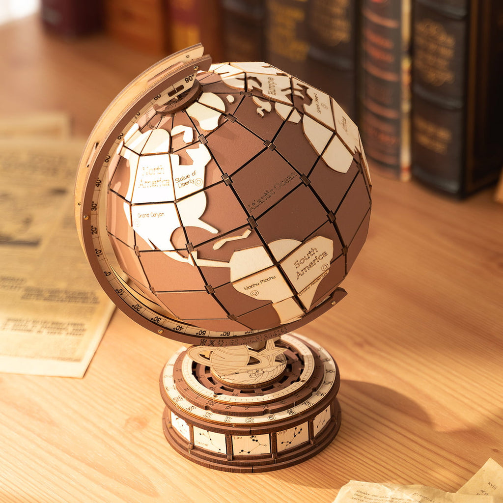 Orloj: Wooden Globe and Astronomical Clock Kit, photo 3 of 7