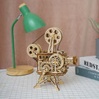 The Flicker: Hand-Cranked Wooden Projector Kit, photo 3 of 8