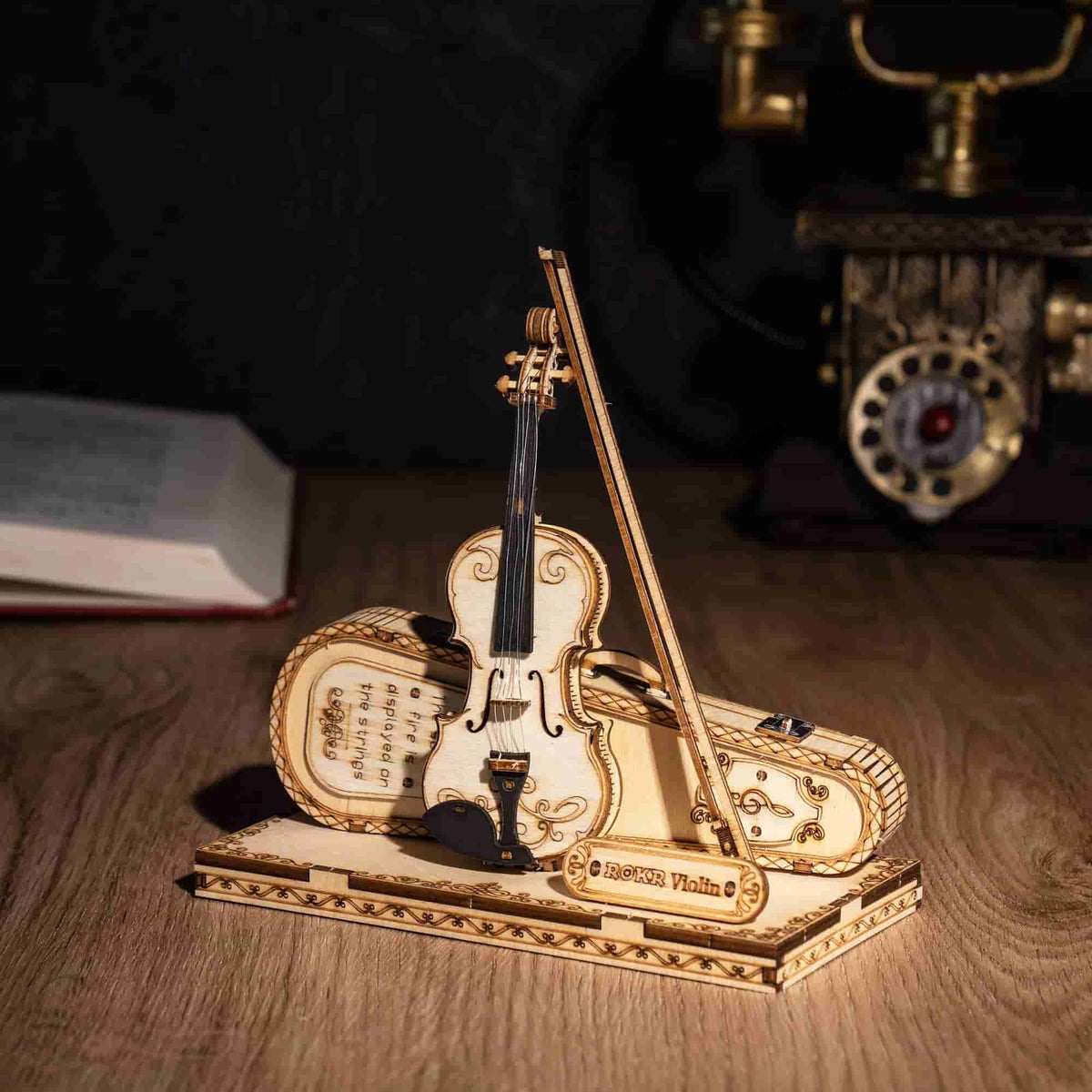 Nocturne: Wooden Violin Model Kit, photo 3 of 7