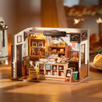 The Proof: Miniature Bakery House Kit, assembled: 141-piece kit