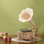 The Turntable: Electric Gramophone Kit, assembled: 424-piece kit